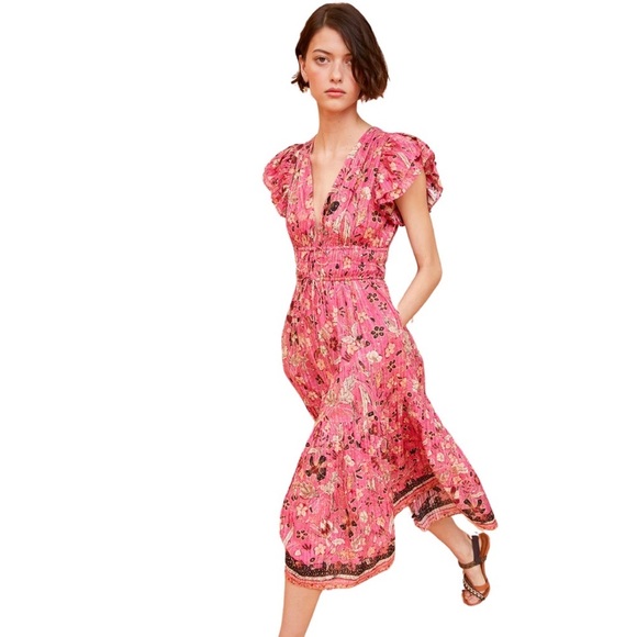 NWT ULLA JOHNSON Hollyhock
Angelica Dress Size 0 Beautiful ! - Picture 2 of 15